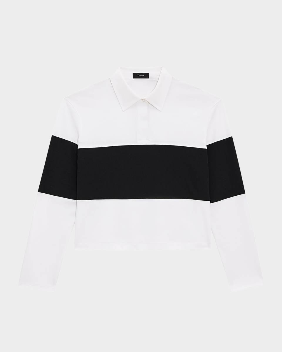 Cropped Rugby Polo Top
